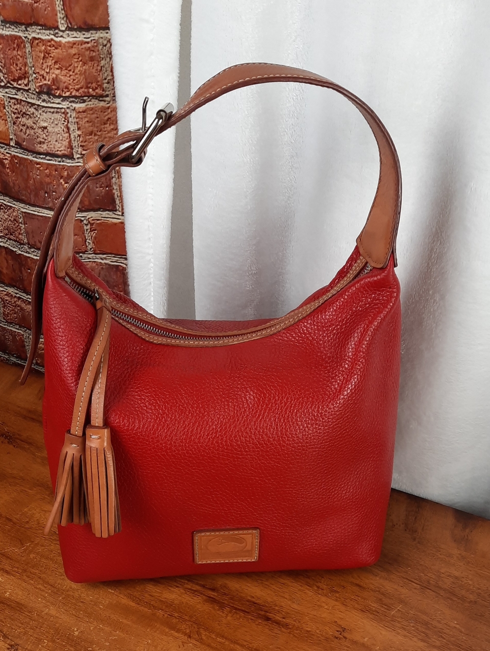 Dooney & Bourke Genuine Leather Hobo Bag